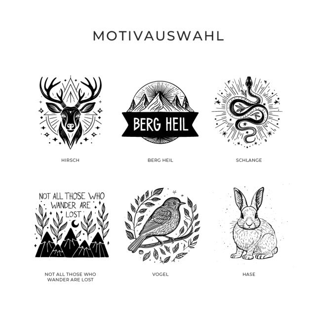 Flachmann Wanderlust - Personalisierbar